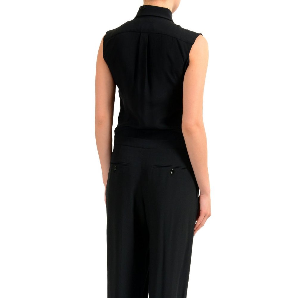 Maison Margiela 1 Women's Black Silk Jumpsuit - Picture 3 of 5